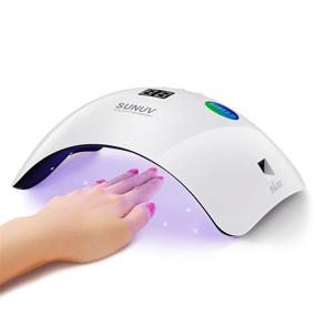 img 4 attached to 💅 UV LED Nail Lamp, SUNUV Gel Dryer 36W for Nail Polish with Auto Sensor and 3 Timers - SUN8