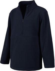 img 1 attached to Effortlessly Stylish: Half Zip Pullover Boys' Clothing by Classroom School Uniforms