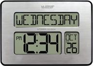 🕒 la crosse technology 513-1419blv4-int: atomic full calendar clock with extra large digits - ideal elderly gift with backlight logo