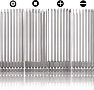 🔧 wenora 30-частый набор бит для шуруповерта из s2-стали, 4-дюймовий набор безопасных бит в комплекте с дополнительным длинным магнитным набором отверток и сумкой на молнии - зарубежные, крестовые, квадратные и торкс-биты | 1/4-дюймовая шестигранная хвостовая часть логотип