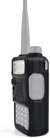 img 1 attached to 📻 BaoFeng UV-5R UV-5RA UV-5RB UV-5RC UV-5RE Radio Soft Case Cover, HYS TWAYRDIO Walkie Talkie - Black