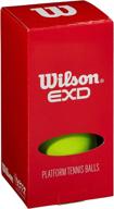 🎾 box of 2 wilson exd platform tennis balls logo