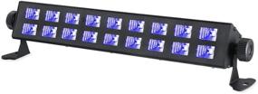 img 4 attached to 🔦 High-Intensity Black Light Bar for Party Decor, Fluorescent Paintings & Posters - WOWTOU 54W Ultra-Powerful 395nm UV LED Blacklight