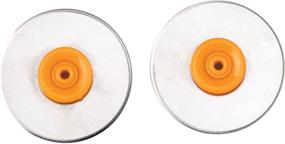 img 1 attached to 🔪 Fiskars 28mm Straight Rotary Trimmer Replacement Blade - 2 Pack: Find Quality Blades Here