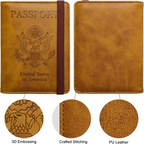 img 3 attached to 🌹 Stay Elegant on the Go with WALNEW Rosegold Passport Holder - Your Essential Travel Accessory!