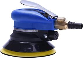 img 2 attached to 🪵 Next-Level Finishing: Air Random Orbital Sander 5" Dual Action Palm Sander, Hook and Loop Air Powered, Swirl Free - 5" DA Sander