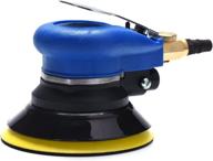 🪵 next-level finishing: air random orbital sander 5" dual action palm sander, hook and loop air powered, swirl free - 5" da sander logo