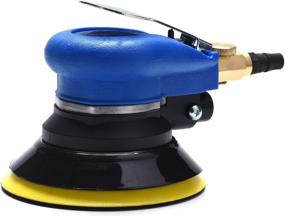 img 4 attached to 🪵 Next-Level Finishing: Air Random Orbital Sander 5" Dual Action Palm Sander, Hook and Loop Air Powered, Swirl Free - 5" DA Sander