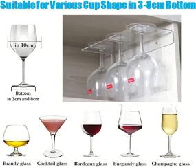 img 1 attached to Stemware Glasses Cabinet Organization Storage