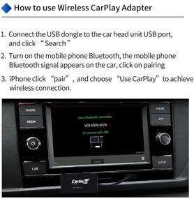 img 1 attached to CarlinKit 2.0 Wireless CarPlay Adapter Upgrade Dongle for Ford Sync 3.4, Factory Wired CarPlay, Wired to Wireless, Online Upgrade, iOS 14 Compatible