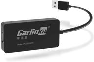 carlinkit 2.0 wireless carplay adapter upgrade dongle for ford sync 3.4, factory wired carplay, wired to wireless, online upgrade, ios 14 compatible logo