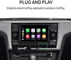 img 3 attached to CarlinKit 2.0 Wireless CarPlay Adapter Upgrade Dongle for Ford Sync 3.4, Factory Wired CarPlay, Wired to Wireless, Online Upgrade, iOS 14 Compatible