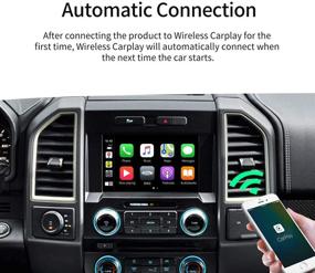 img 2 attached to CarlinKit 2.0 Wireless CarPlay Adapter Upgrade Dongle for Ford Sync 3.4, Factory Wired CarPlay, Wired to Wireless, Online Upgrade, iOS 14 Compatible