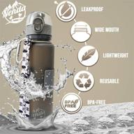 🍼 nenda silicone collapsible water bottle - bpa free, leak proof & eco friendly - 22oz logo