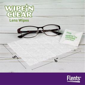 img 2 attached to 👓 Flents WIPE'N Lens Wipes: Clear, 75 Count - Superior Cleaning for Crystal-Clear Lenses