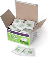 👓 flents wipe'n lens wipes: clear, 75 count - superior cleaning for crystal-clear lenses logo