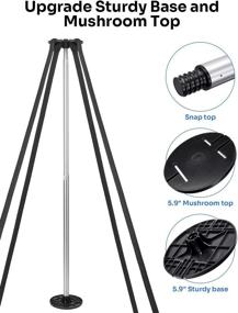 img 2 attached to 🛶 Adjustable Aluminum Telescoping Boat Cover Support Pole System with Four 167.2" Length Straps - Prevent Water Accumulation