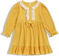 bilison toddler clothes: adorable sleeve ruffle girls' clothing for dresses logo