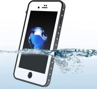 📱 effun iphone 7 plus/iphone 8 plus waterproof case - ip68 certified, fully sealed underwater cover, dirtproof, snowproof, shockproof case logo