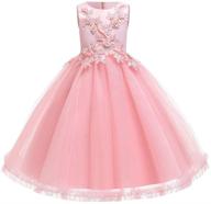 👗 tulle flower princess formal pageant dresses for girls' clothing logo