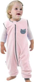 img 4 attached to Sincere ililmmoe Baby Sleep Sack: Warm Infant Walking Sleeping Bag with Legs for Cozy Spring Autumn Nights (6 months-4 Years)