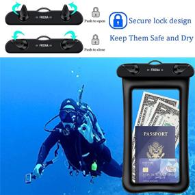 img 2 attached to FRIENA Waterproof Universal Underwater Compatible Cell Phones & Accessories