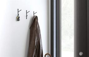 img 3 attached to 🔧 Enhance Your Space with Franklin Brass Small Vertical Double Hook in Stylish Matte Black