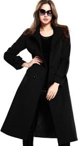 img 1 attached to 🧥 Stylish and Warm: Escalier Women's Trench Winter Double Breasted Coat for Coats, Jackets & Vests