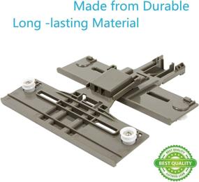 img 2 attached to Upgraded Dishwasher Top Rack Adjuster Replacement by Rayhoor - Perfect Fit for Whirlpool & Kenmore Dishwashers - Replaces W10712394 AP5272176 PS3497383 (Pack of 2)