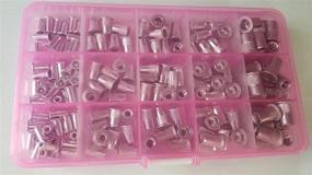 img 2 attached to 🔩 150-Piece Aluminum Rivet Nut Kit for Standard Inch SAE Imperial Rivnut Nutserts