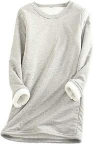 img 1 attached to Yeokou Crewneck Sweatshirt Pullover Loungewear Outdoor Recreation