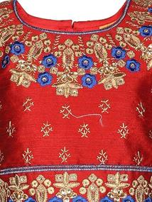 img 1 attached to Ashwini Girls Embroidery Salwar Years Girls' Clothing in Dresses