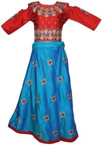 img 3 attached to Ashwini Girls Embroidery Salwar Years Girls' Clothing in Dresses