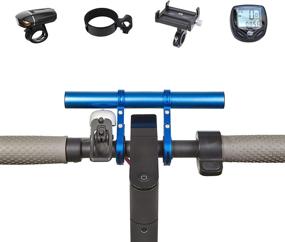 img 4 attached to 🚲 TOMALL Handlebar Extender: Aluminum Alloy Bicycle Extension Bar for M365, ES1 ES2 - Space Saver & Compatible Single Clamp Extension Mount Holder