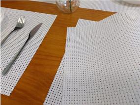 img 2 attached to Zupro Placemats: Heat Resistant, Anti-Skid, and Durable Mats for Table Protection