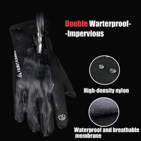 img 1 attached to 🧤 Winter Gloves with Screen Compatibility and Waterproof Technology for Enhanced Driving Experience