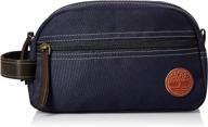 🧳 stylish and durable timberland men's navy toiletry bag - perfect travel organizer logo