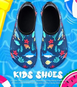 img 2 attached to 👑 KingofKings Non Slip Barefoot Children Toddler Girls' Athletic Shoes: The Ultimate Footwear for Active Kids