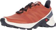 salomon athletic water shoes hiking burnt vanilla logo