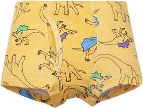 img 3 attached to Secdtie Dinosaur Toddler Underwear Striped Boys' Clothing and Underwear