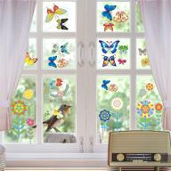 наклейки на окна zhenyi butterfly window clings логотип