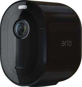 img 4 attached to Камера с прожектором Arlo Pro 3 - Беспроводная безопасность с видео 2K и HDR, цветное ночное видение, двусторонняя аудиосвязь - черный (дополнительно, безопасная от проводов).