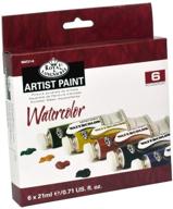 🎨 6-pack of royal & langnickel watercolor artist tube paints, 21ml each logo