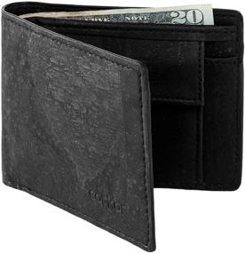 img 4 attached to 🌱 Corkor Vegan Wallet with Pocket Blocking Feature - Stylish Men's Accessories