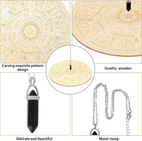 img 2 attached to 🔮 Unlock Mystical Wisdom with Pendulum Divination Metaphysical Necklace - Witchcraft Novelty & Gag Toys!
