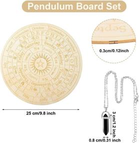 img 3 attached to 🔮 Unlock Mystical Wisdom with Pendulum Divination Metaphysical Necklace - Witchcraft Novelty & Gag Toys!