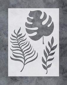 img 4 attached to GSS Designs Palm Frond Stencil