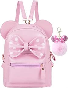 img 4 attached to Fun and Versatile Cartoon Polka Dot Convertible Backpack Crossbody – Perfect for Kids' Furniture, Decor & Storage!
