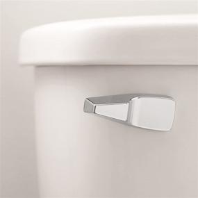 img 3 attached to 🚽 Chrome Front Mount Mansfield Toilet Handle Replacement - Premium Flush Lever