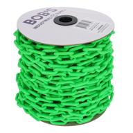 🔗 bis plastic chain links - green, 2in x 125ft - perfect for efficient crowd control logo